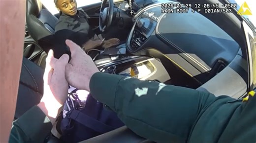 Video shows stop of Olympian Sha'Carri Richardson for driving over 100 mph in Florida