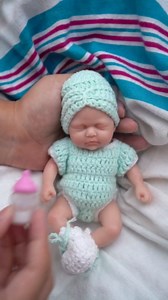MYREBABY Reborn Baby Doll 7 Inch Silicone Doll Girl Aira Mini Realistic Newborn Baby Dolls Silicone Full Body Stress Relief with Feeding Accessories&Gift Box