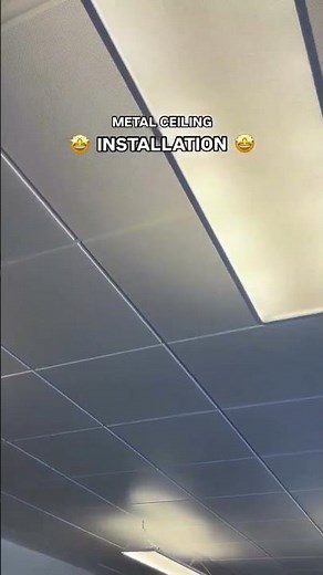 Metal Ceiling Installation