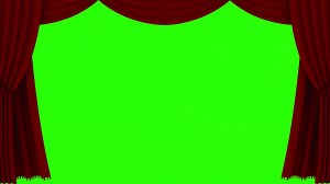 Red Curtain Opening on Green Screen | Premium Stock Video Footage
