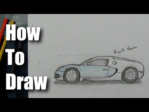 How To Draw - Bugatti Veyron - Sports Car