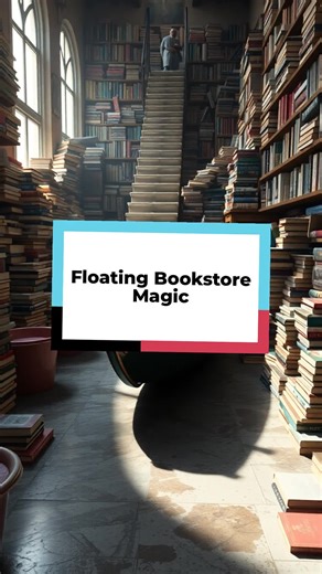 Floating Bookstore Magic... #VeniceVibes #BookLovers