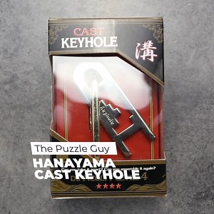Solve the Cast Keyhole by Hanayama | Puzzle guy