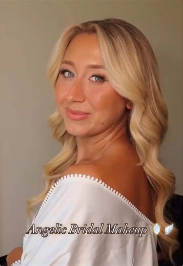 Posting here since instagram reels hates me 🥲 #makeupartist #bride #makeup #fyp #bridalglam