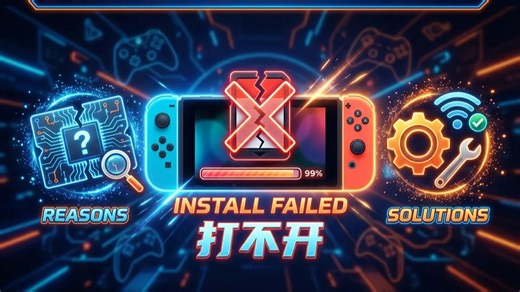 Switch打不开游戏、安装失败原因与解决方法