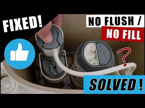 Dual Flush Water Ridge Toilet | Toilet won't Flush | One Piece Toilet Not Working | Troubleshooting