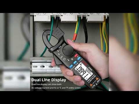 A must-have product! BSIDE Professional Digital Clamp Meter 1mA Precision Ammeter Clamp DC AC 100A