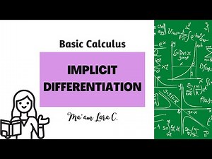 Implicit Differentiation (Filipino, Tagalog)