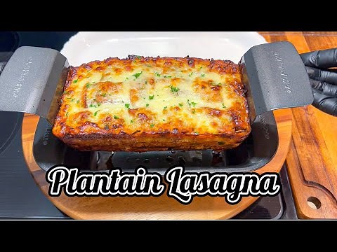How to make plantain lasagna | Plantain Recipe || FRUGALLYT