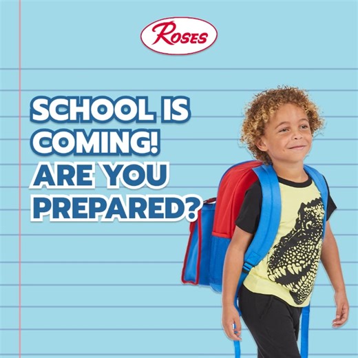 54 reactions | Roses is a one stop shop for big savings on back-to-school essentials. Find new deals every week for the school list! | Roses Discount Stores | Facebook