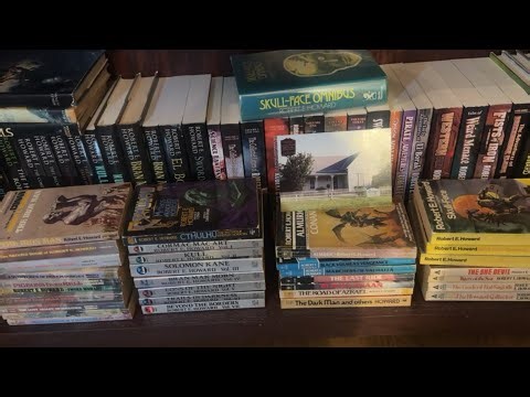 Bookcase Tour -Part 1- Robert E. Howard
