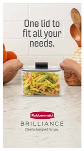 33 reactions · 35 shares | Never worry about spills again. Take your food storage system to the next level with our Rubbermaid Brilliance™ containers. | Rubbermaid | Facebook