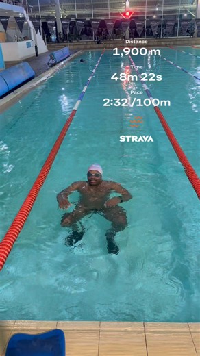 Another swim, MidMar Mile training has started 🤌🏽