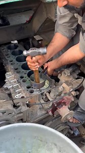 77K views · 25 reactions | Truck engine sleeve piston ring fitting #engine #reeles#repair | Auto Engine repairing | Facebook
