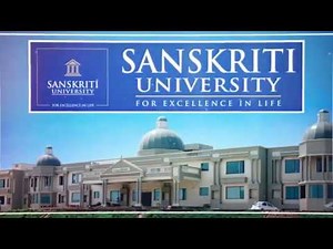 Assocham’s Best Emerging Private University | Sanskriti University, Mathura