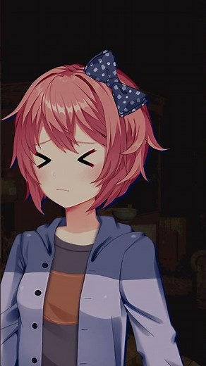 Sayori runs from POSSESSED YURI?!🩸(DDLC Voiced Animation)