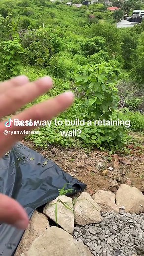 Best way to build a retaining wall? #wall #retainingwall