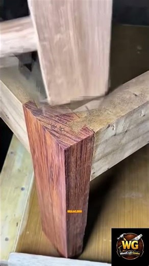 The Most Satisfying Wood Joint You’ll Ever See 🤤 #woodscraft #woodjoint