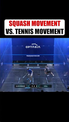 Squash Movement Makes Tennis Look Easy