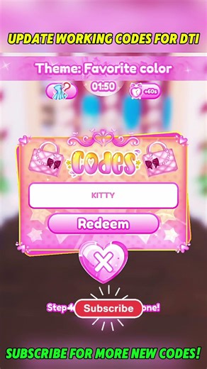 New All Working Update Codes For Dress to impress #dresstoimpress #dti #roblox #dticodes