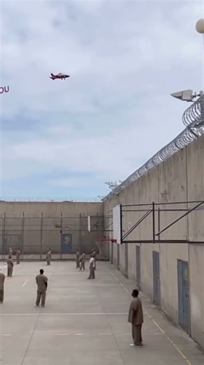 No One Expected This Over a Prison Yard