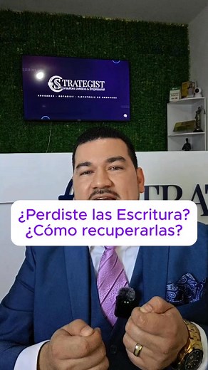 ¿Perdiste las Escrituras? ¿Cómo recuperarlas? ¿Se te mojaron, arruinaron o simplemente no sabés dónde están las escrituras de tu casa? Tranquilo, en este video te explicamos cómo recuperarlas paso a paso, según lo que necesites: 🔹 ¿Solo querés un respaldo? Pedí una certificación literal en el Registro de la Propiedad. 🔹 ¿Necesitás el documento original? Solicitá una nueva copia de la escritura en la Corte Suprema de Justicia. Y si no tenés ni copia ni datos, también te contamos qué hacer en es