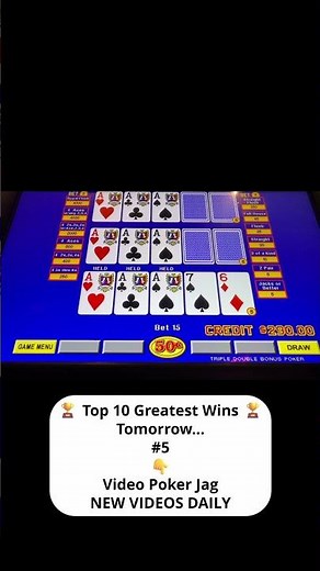 Top 10 Greatest Video Poker Wins – #6: This Machine Finally Paid!