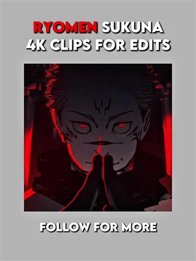 Ryomen Sukuna 4k manga clips for edits #freeclips #editingresources #freeedit #4kclips #scenepacksforedits Enjoy high-quality Ryomen Sukuna manga animation Twixtor clips. This video features intense manga panels and legendary battle moments inspired by Jujutsu Kaisen, showcasing Ryomen Sukuna, the terrifying King of Curses, and his devastating cursed techniques including Domain Expansion: Malevolent Shrine. Enhanced with smooth Twixtor motion and cinematic editing, these clips are perfect for AM