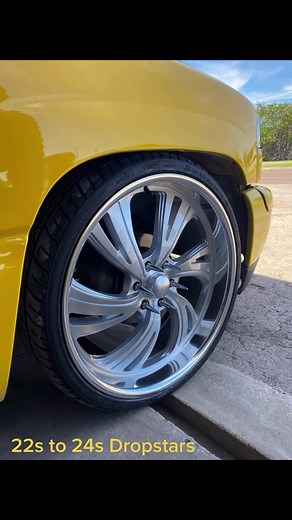 Custom 24s Wheels for Drop Trucks