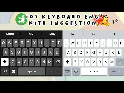 New! iPhone 7/8 Keyboard with Word Suggestions