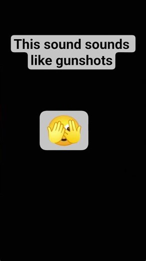 this sound sounds like gunshots
