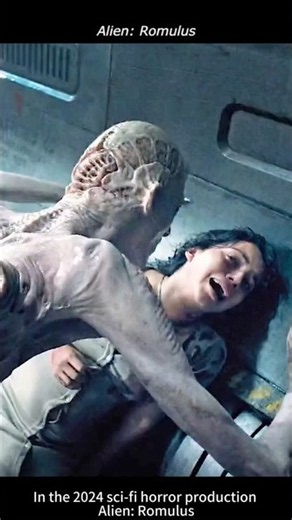 👽 Alien: Romulus (2024) Movie Explained in Hindi | Full Story #short #shorts #movie
