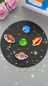 13K views · 203 reactions | Use colored clay to make beautiful starry sky creative stickers, let's do it with your children! #Handmade #diy #parentchild #clay #handmadestickers paper craft ideas | paper craft ideas | Facebook