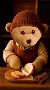 Teddy’s Caramel Apple Latte | Café ASMR