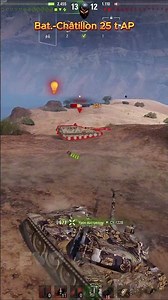 Bat.-Châtillon 25 t AP Destroyed Enemy World of Tanks #shorts #wot