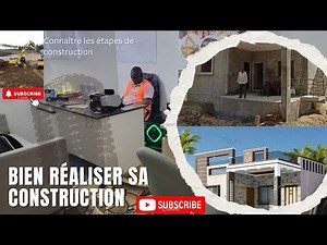 Quelles sont les étapes pour construction d'un bâtiment, steps in civil engineering building house