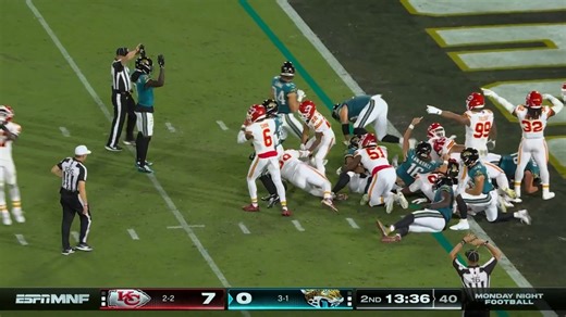 The Chiefs force the fumble on the QB sneak! (🎥: @NFL) | Kansas City Chiefs on CBS Sports