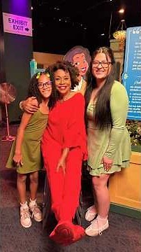 we met MAMA ODIE, our COUSIN!! 🤯🥹 @waltdisneyimagineering @childrensmuseum #princesstiana #shorts