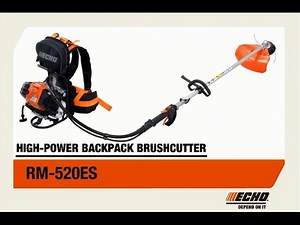 See the ECHO X-Series industry leading power backpack brushcutter RM-520ES.