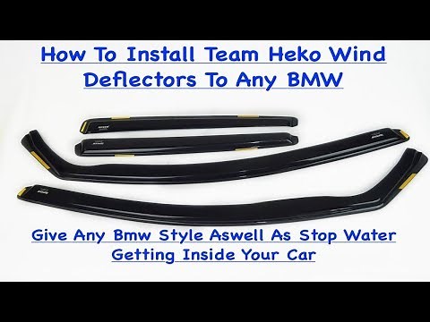 Team Heko Wind Deflectors How To Install To Any Car Easy And Simple