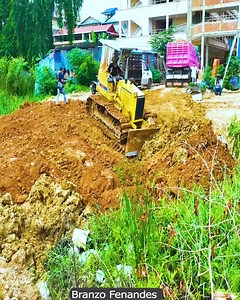 4K views · 58 reactions | Earth Transport, Filling, and Drainage System Installation Using Bulldozer D31P and 5T Trucks | Branzo Fenandes | Facebook