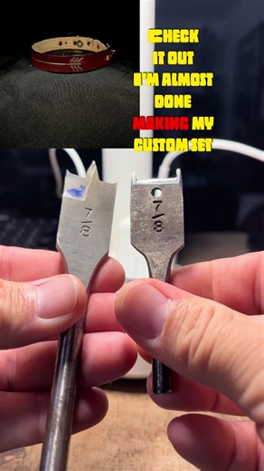 I will be using these tools to set in solid silver into these unique leather designs. #Leathercraft #Menchaca