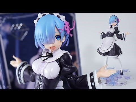 TAITO Re:Zero Artist Masterpiece Figure Rem: Winter Maid Image Ver. UNBOXING
