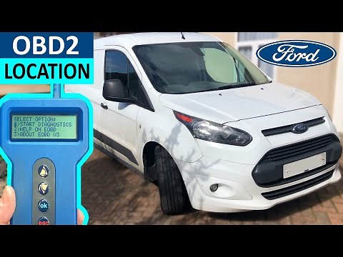 Ford Transit Connect OBD2 Port Location