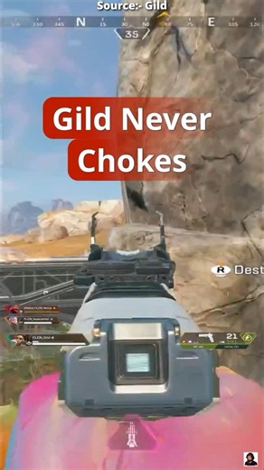 This is why Gild is the best clutch player in Apex #apexlegends #shorts