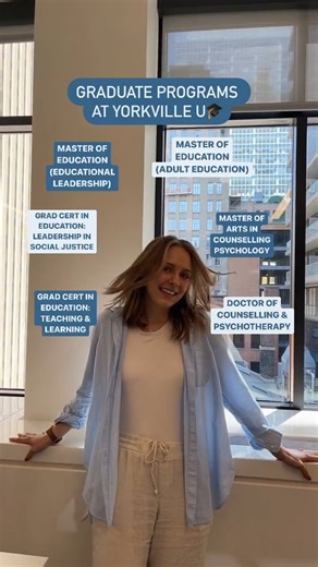 Reminder: you don't have to put your life on pause to pursue higher education 🚀 Explore Yorkville University's range of online graduate programs and discover the right fit for your specific goals 💙 From Educational Leadership to Counselling Psychology, our programs can help you make personal and professional progress. #GraduateSchool #OnlineLearning #CareerGrowth | Yorkville University
