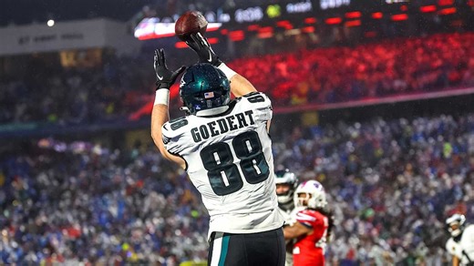 Highlight: Dallas Goedert makes history with TD catch