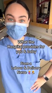 What the hospital provides for you & baby in 🇨🇦 from a Labour & Delivery Nurse 🤰🤱 Shop my hospital bag checklist linked in bio! #labouranddeliverynurse #hospitalbag #postpartum #pregnant #newmom #birth #childbirth #newborn @johnsonsbabyca | Nurse Sydney
