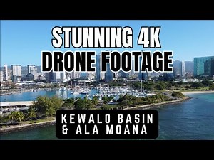 Aerial Paradise over Kewalo Basin Oahu, Hawaii | 4K Drone Views