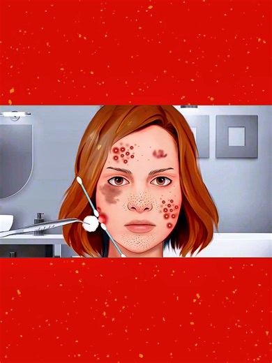 face cleaning treatment skin care asmr animation #fyp #viral #face #treatment #asmr